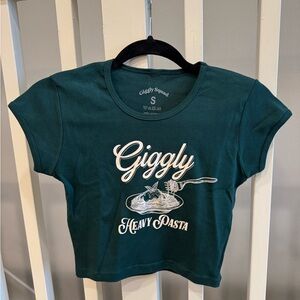Giggly Squad Heavy Pasta Baby Tee - Short Sleeve